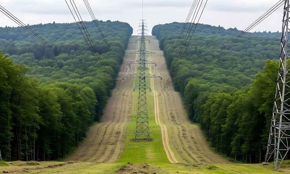 California Utility Line Clearance Insurance - Cleared Right of Way Transmission Tower
